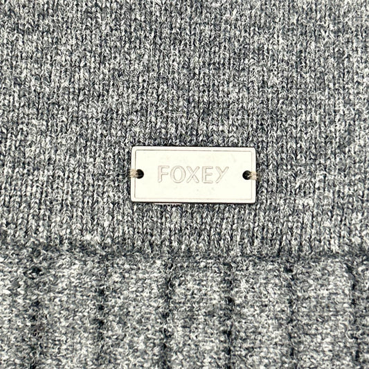 FOXEY フォクシー 43926 KASOX02TM グレー ウール100 ニット ARIA SKIRT/アリアスカート スカート