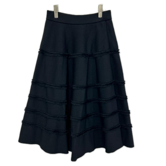 FOXEY フォクシー 43274 KSSOX01TM ブラック アセテート× ナイロン KNIT SKIRT RONDO/ニットスカート ロンド スカート