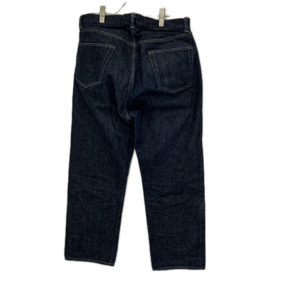 A.PRESSE アプレッセ 26SS AP-4001 インディゴ/ワンウォッシュ オリジナルタックボタン 13.5oz Washed Denim Wide Pants ボトムス