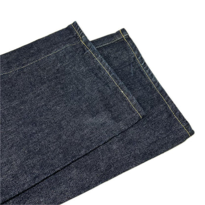 A.PRESSE アプレッセ 26SS AP-4001 インディゴ/ワンウォッシュ オリジナルタックボタン 13.5oz Washed Denim Wide Pants ボトムス