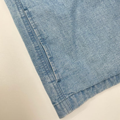 Pablo vinci パブロヴィンチ 24AW PBL-24AW-SH05-BULK ライトブルー コットンリネン シャンブレー ジップ シャツジャケット ジャケット