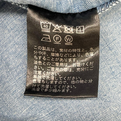 Pablo vinci パブロヴィンチ 24AW PBL-24AW-SH05-BULK ライトブルー コットンリネン シャンブレー ジップ シャツジャケット ジャケット