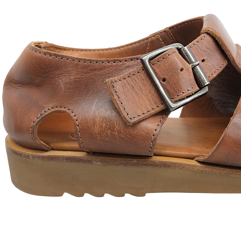 Paraboot パラブーツ PACIFIC/パシフィック ブラウン レザー グルカサンダル シューズ メンズ ブラウン 42 13767 シューズ