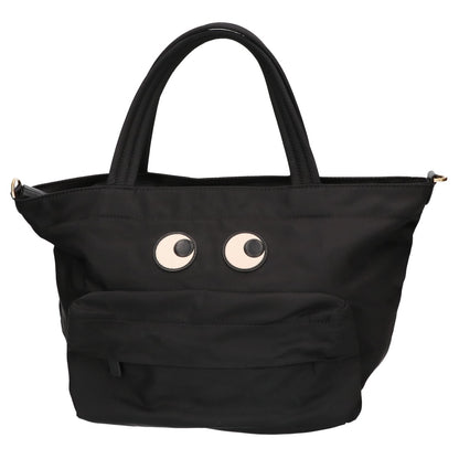 Anya Hindmarch アニヤ ハインドマーチ 【美品】EYES アイズ ナイロンE/W トートミニ 2WAYショルダー トートバッグ