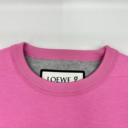 LOEWE ロエベ ×On H929Y24J01 ピンク リフレクティブコラボロゴ テクニカルジャージ スウェットシャツ トップス