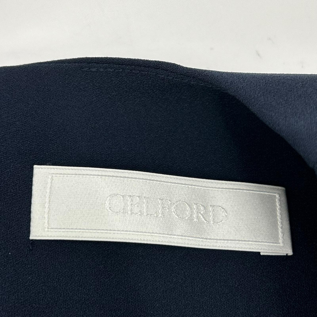 CELFORD セルフォード 25年製 ネイビー ベルトデザイントレンチ風ワンピース ワンピース