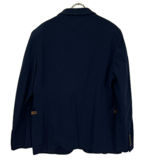 GUCCI グッチ 673264 ブルー シェリーラインポケット 金ボタン 2Bシングルテーラードジャケット ジャケット