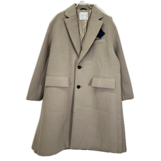 sacai Sacai 23-03117M 23AW Beige/BEIGE 651 Suiting Bonding Coat Suiting bonding coat Coat