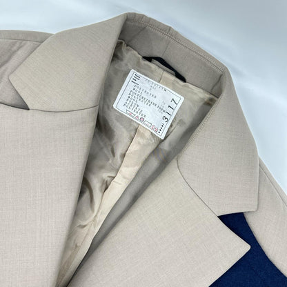 sacai サカイ 23-03117M 23AW ベージュ/BEIGE 651 Suiting Bonding Coat スーチングボンディング コート コート
