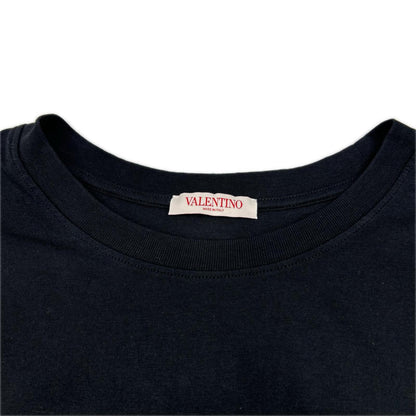 VALENTINO ヴァレンティノ 5V3MG10V96P ブラック ロゴプリント Tシャツ トップス