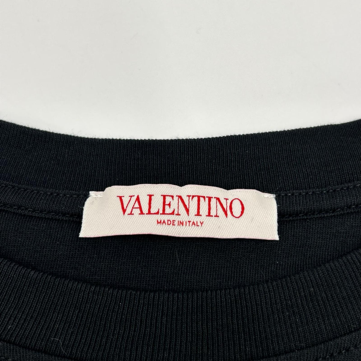 VALENTINO ヴァレンティノ 5V3MG10V96P ブラック ロゴプリント Tシャツ トップス