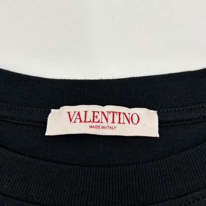 VALENTINO ヴァレンティノ 5V3MG10V96P ブラック ロゴプリント Tシャツ トップス