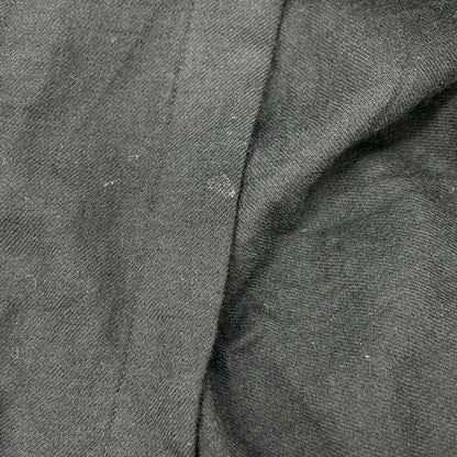 Yohji Yamamoto POUR HOMME ヨウジヤマモトプールオム HE-B44-507 22AW ブラック ウール100 プリーツ 比翼ロングシャツ トップス