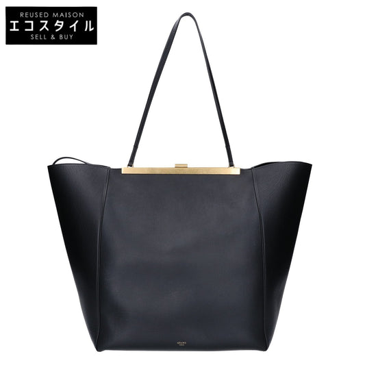 CELINE セリーヌ フィービー期 レザー カバクラスプ トートバッグ