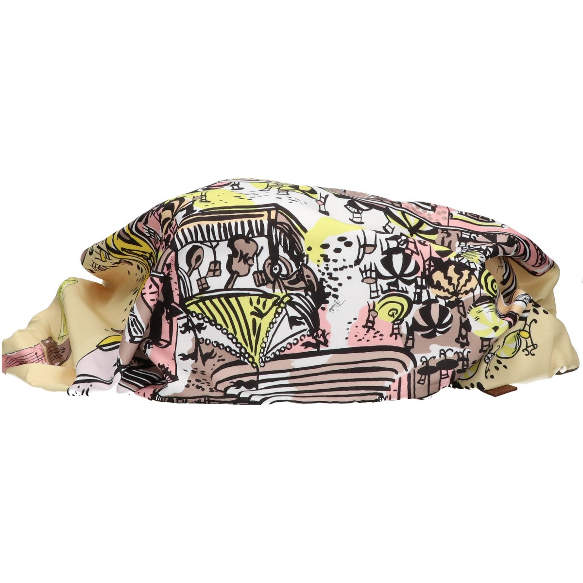 EMILIO PUCCI エミリオプッチ 【美品】総柄スカーフ レザーストラップ トートバッグ
