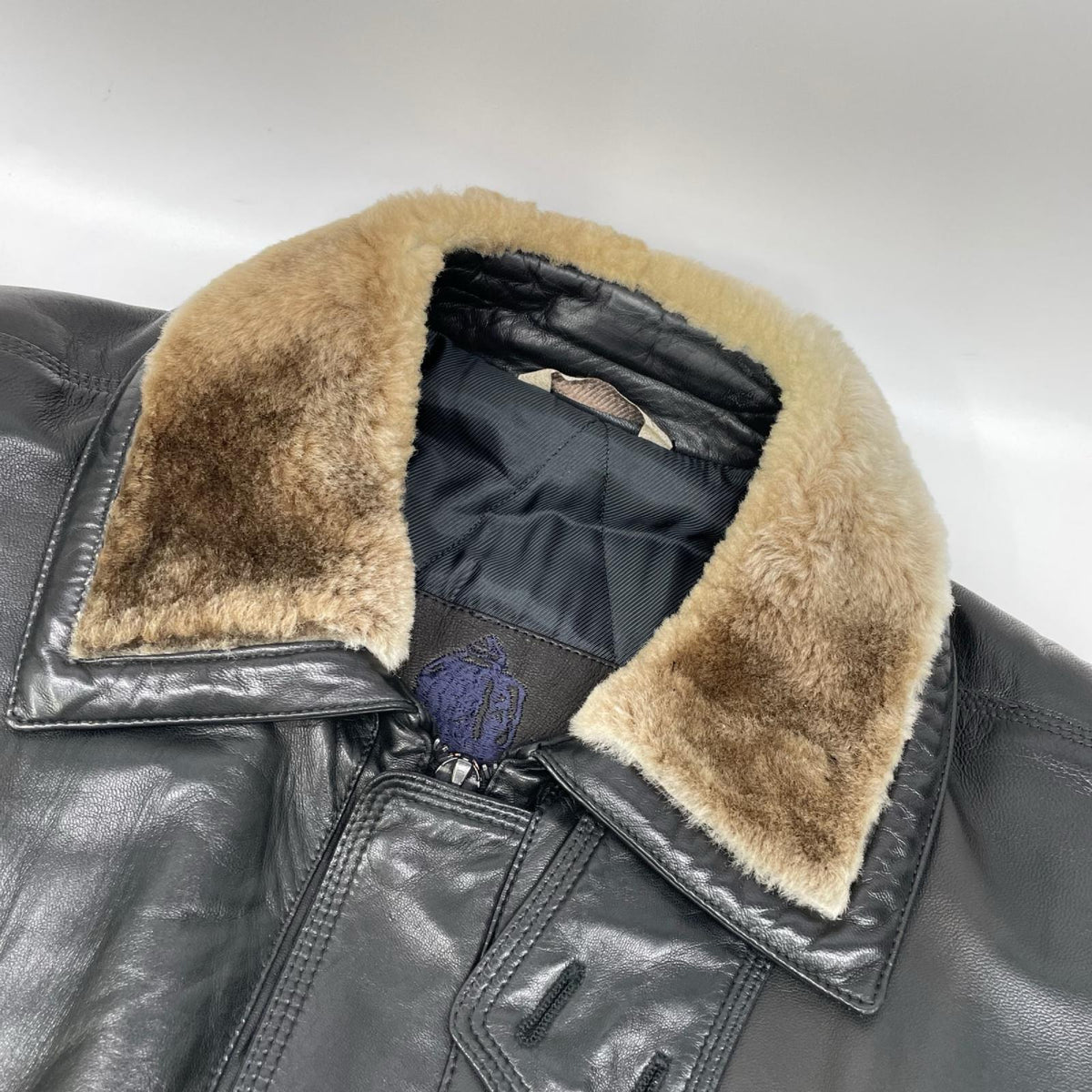 SERAPHIN セラファン ブラック ファーカラー カーコート コート