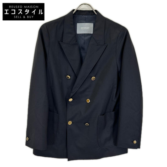 MACKINTOSH PHILOSOPHY マッキントッシュフィロソフィー 【GREY LABEL】ネイビー ウール 金ボタン ダブルブレストブレザー ジャケット