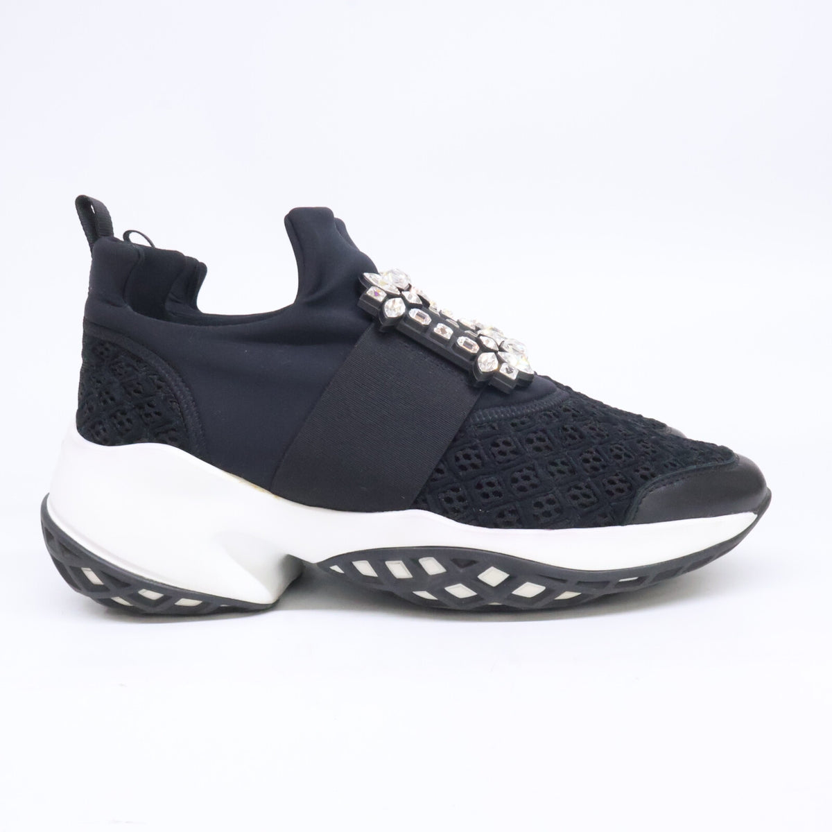 RogerVivier ロジェヴィヴィエ RVW50624180KOTB999 VIV' RUN ヴィヴ ラン ファブリック スニーカー シューズ