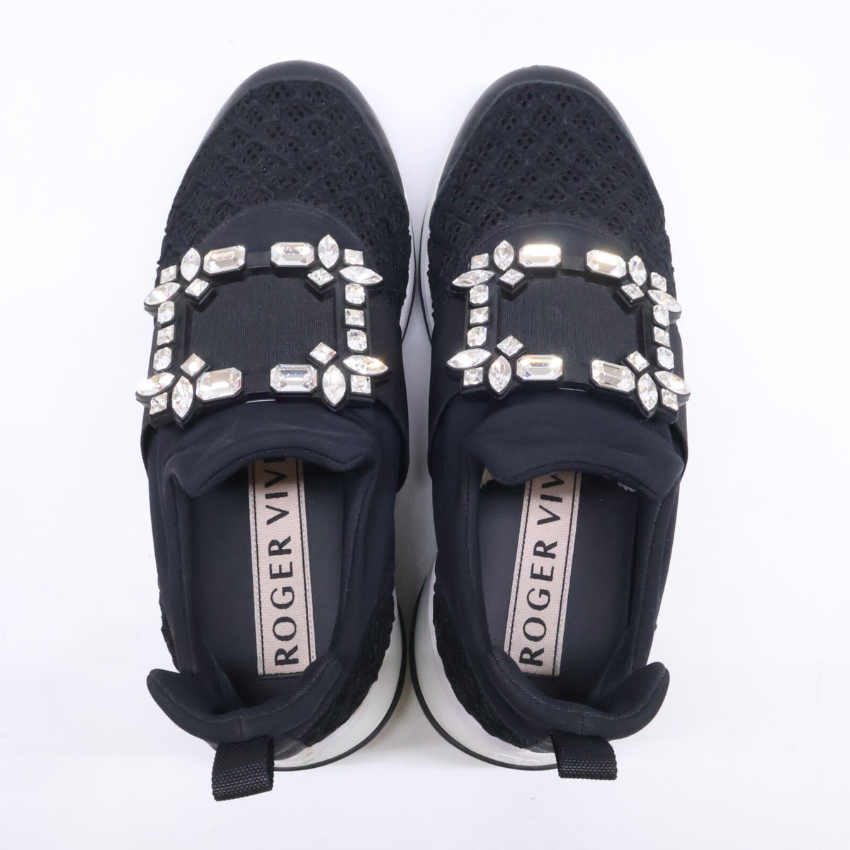 RogerVivier ロジェヴィヴィエ RVW50624180KOTB999 VIV' RUN ヴィヴ ラン ファブリック スニーカー シューズ