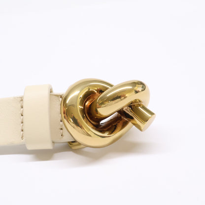 BOTTEGA VENETA ボッテガヴェネタ 【美品】ノットバックル ナロー ベルト