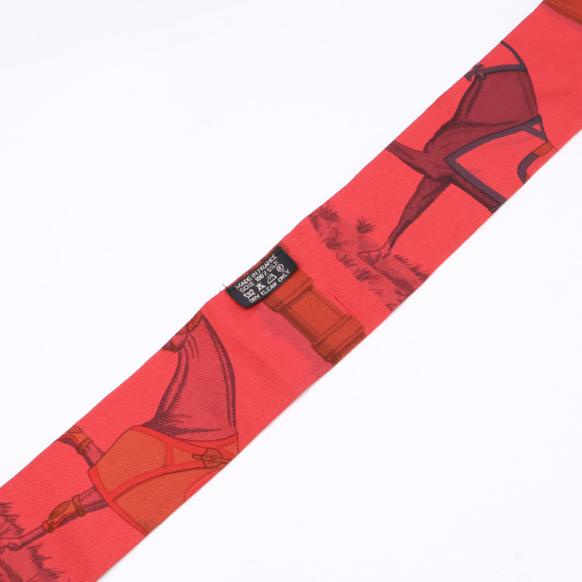 HERMES エルメス ロカバール ホースプリント シルク ツイリー スカーフ スカーフ