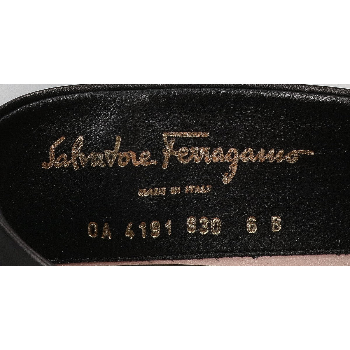 SalvatoreFerragamo サルバトーレフェラガモ 4191830 ガンチーニ金具 チャンキーヒール レザー ロングブーツ シューズ