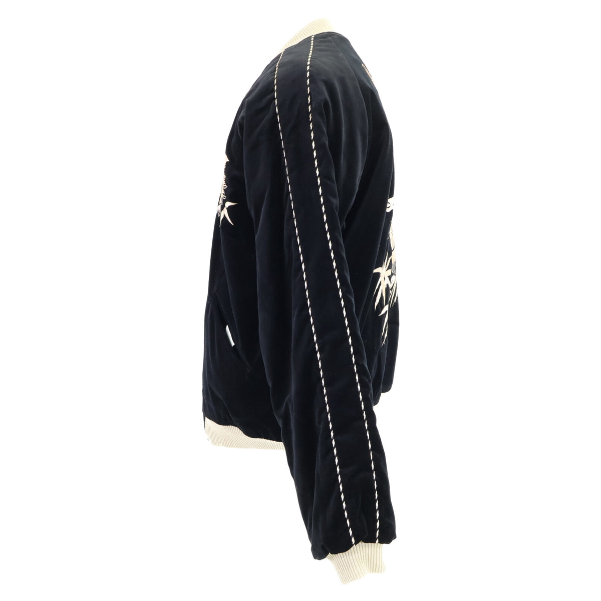 TAILOR TOYO テーラー東洋 【美品】TT15392-119 Mid 1950s Style Velveteen Souvenir Jacket WHITE TIGER×EAGLE 別珍xナイロン スカジャン ジャケット