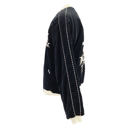 TAILOR TOYO テーラー東洋 【美品】TT15392-119 Mid 1950s Style Velveteen Souvenir Jacket WHITE TIGER×EAGLE 別珍xナイロン スカジャン ジャケット