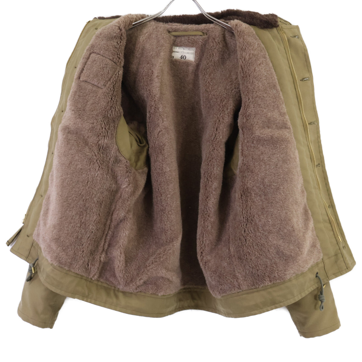 THE REAL MCCOY'S ザリアルマッコイズ 【美品】MJ25110 N-1 DECK JACKET (KHAKI) / 8TH BEACH BN. コットンコードクロス デッキジャケット ジャケット