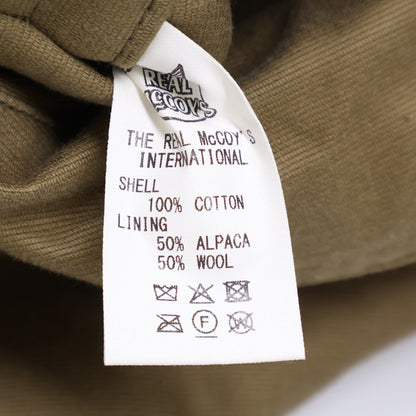 THE REAL MCCOY'S ザリアルマッコイズ 【美品】MJ25110 N-1 DECK JACKET (KHAKI) / 8TH BEACH BN. コットンコードクロス デッキジャケット ジャケット