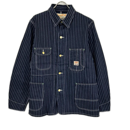 SUGAR CANE シュガーケーン SC15658 インディゴ 9oz. WABASH STRIPE WORK COAT/ウォバッシュストライプ ワークコート ジャケット