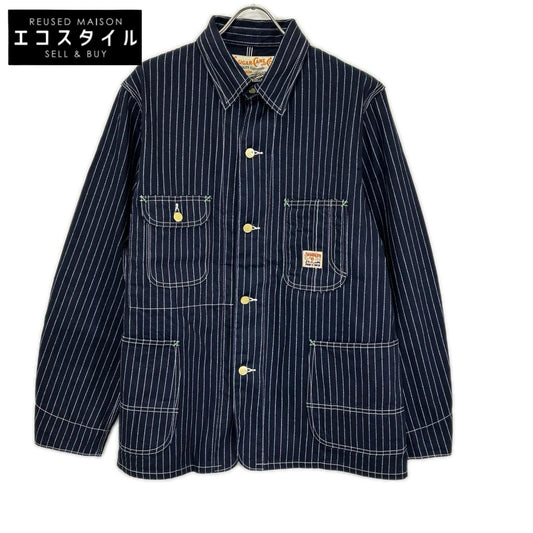 SUGAR CANE シュガーケーン SC15658 インディゴ 9oz. WABASH STRIPE WORK COAT/ウォバッシュストライプ ワークコート ジャケット