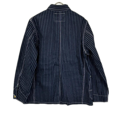 SUGAR CANE シュガーケーン SC15658 インディゴ 9oz. WABASH STRIPE WORK COAT/ウォバッシュストライプ ワークコート ジャケット