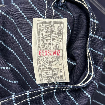 SUGAR CANE シュガーケーン SC15658 インディゴ 9oz. WABASH STRIPE WORK COAT/ウォバッシュストライプ ワークコート ジャケット