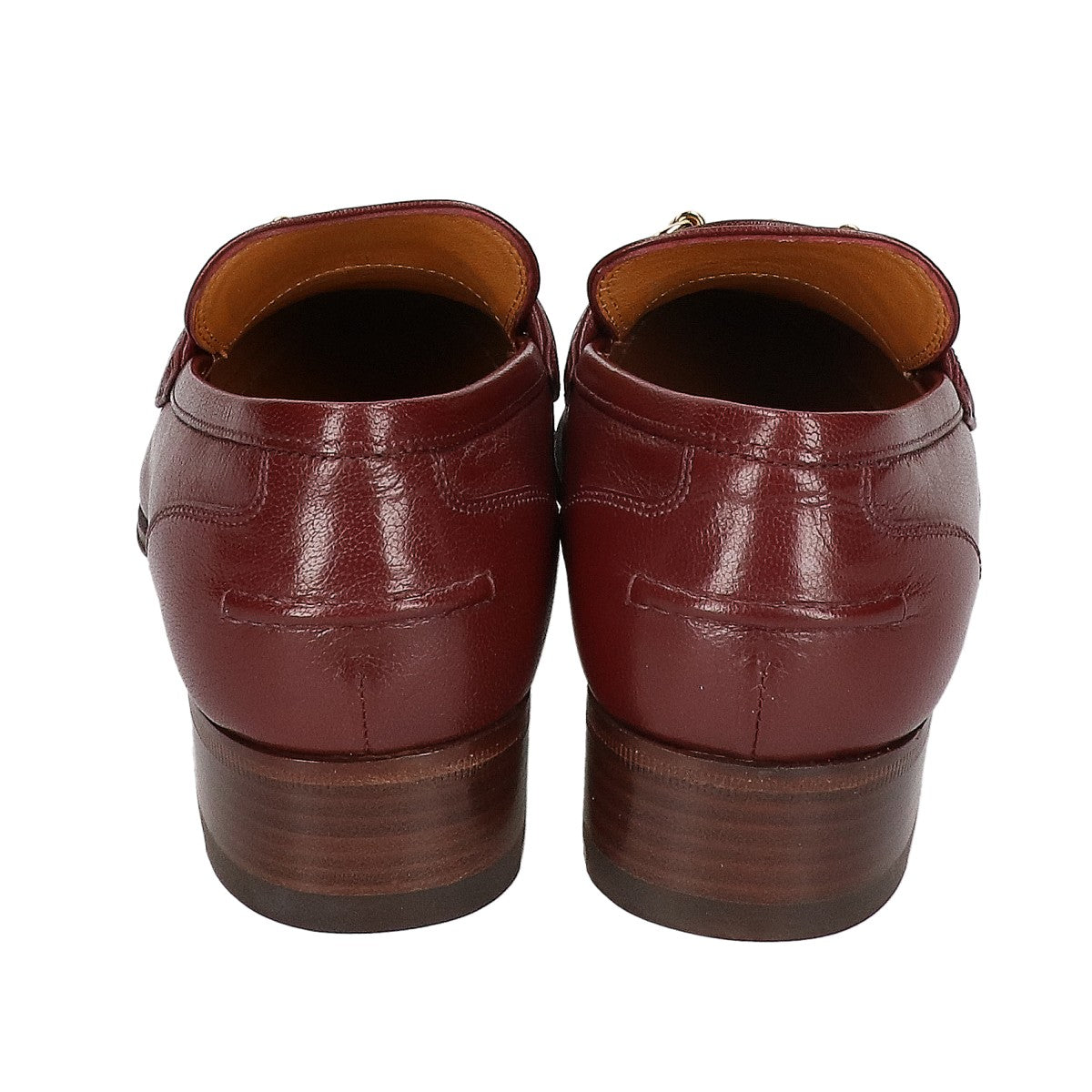 GUCCI グッチ 【美品】660819 ウェブライン ホースビット レザー ローファー シューズ
