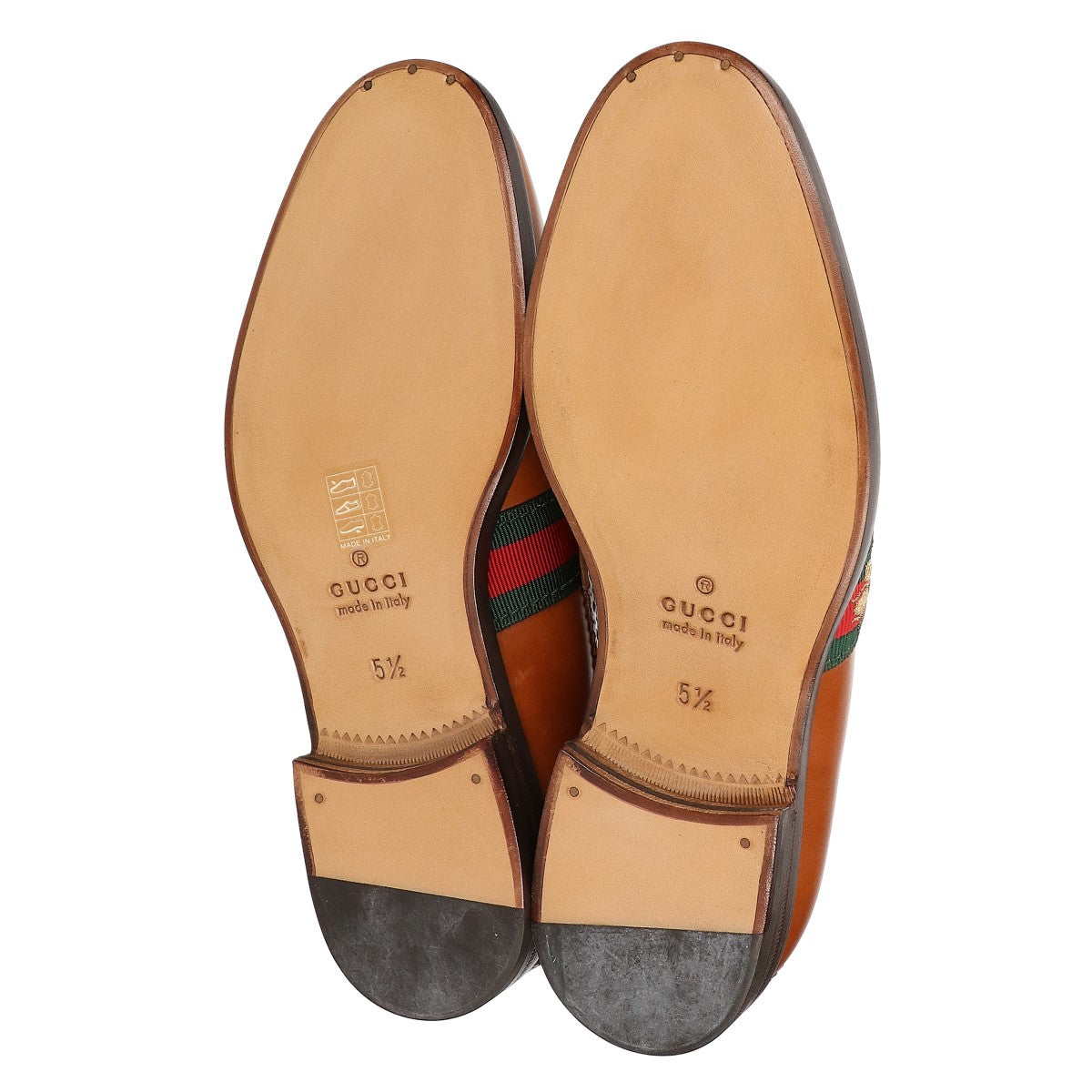GUCCI グッチ 【美品】450990 Bee刺繍 シェリーライン コインローファー シューズ