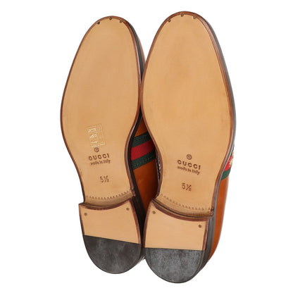 GUCCI グッチ 【美品】450990 Bee刺繍 シェリーライン コインローファー シューズ