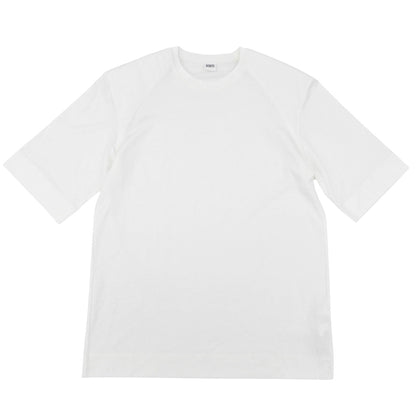 BOWTE バウト 美品 スーピマコットン PADDED SHOULDER T-SHIRT トップス レディース 白 ホワイト 252-02-0005 25AW トップス