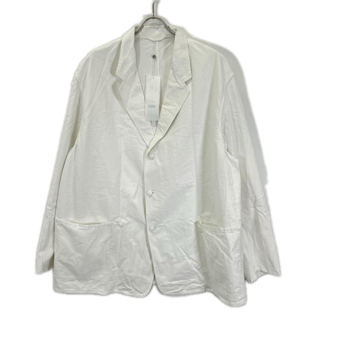 COMOLI コモリ 25SS B01-01020 ホワイト ホワイト ジャケット/テーラードジャケット ジャケット