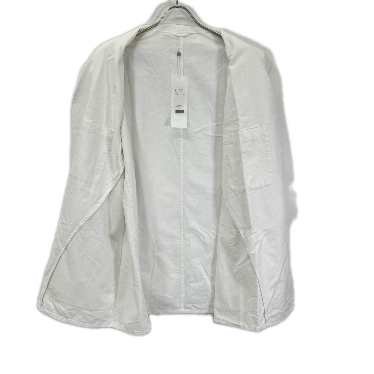 COMOLI コモリ 25SS B01-01020 ホワイト ホワイト ジャケット/テーラードジャケット ジャケット