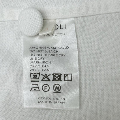 COMOLI コモリ 25SS B01-01020 ホワイト ホワイト ジャケット/テーラードジャケット ジャケット