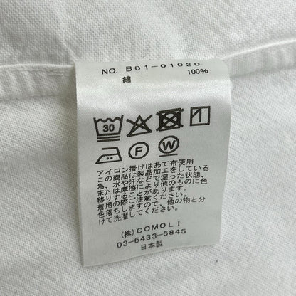 COMOLI コモリ 25SS B01-01020 ホワイト ホワイト ジャケット/テーラードジャケット ジャケット