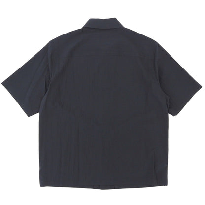 Theory セオリー 美品 半袖 ボタンシャツ トップス メンズ ネイビー M 02-5208000 25SS トップス