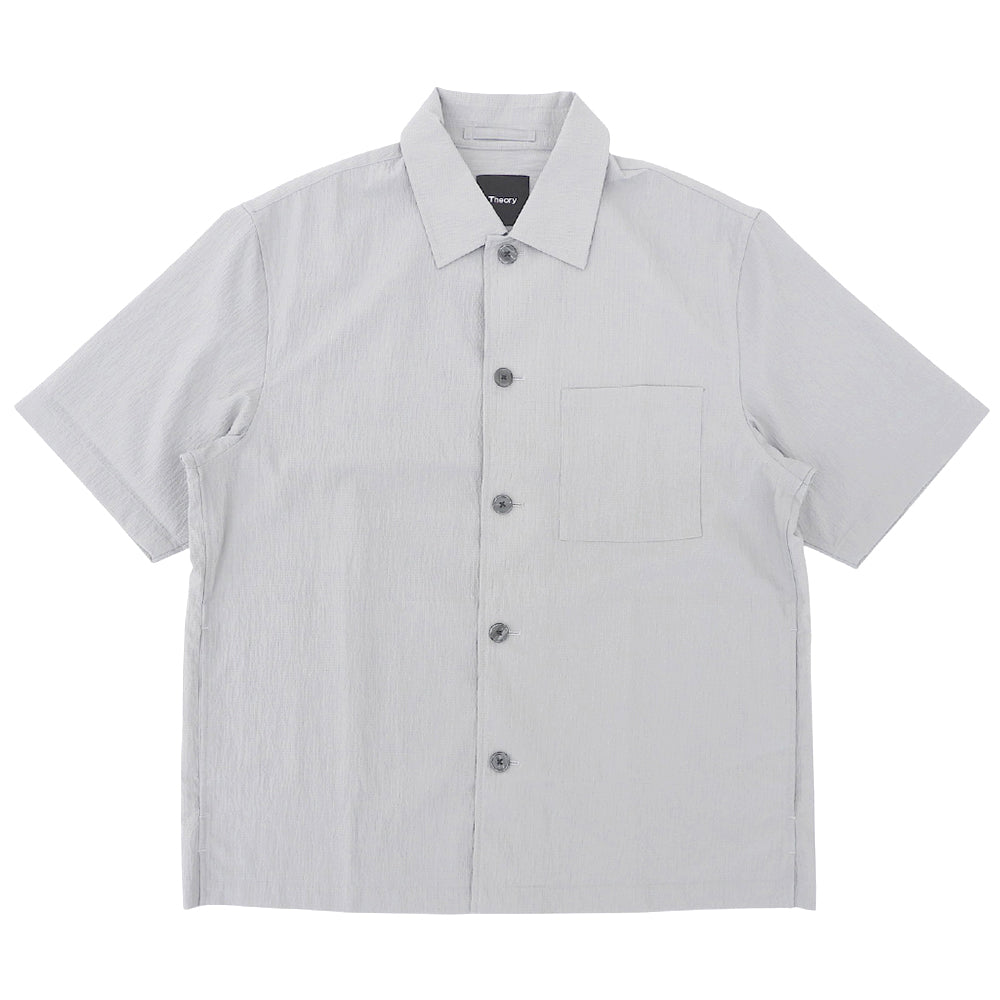 Theory セオリー 美品 半袖 ボタンシャツ トップス メンズ グレー M 02-5208000 25SS トップス