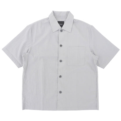 Theory セオリー 美品 半袖 ボタンシャツ トップス メンズ グレー M 02-5208000 25SS トップス