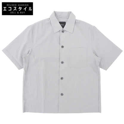 Theory セオリー 美品 半袖 ボタンシャツ トップス メンズ グレー M 02-5208000 25SS トップス