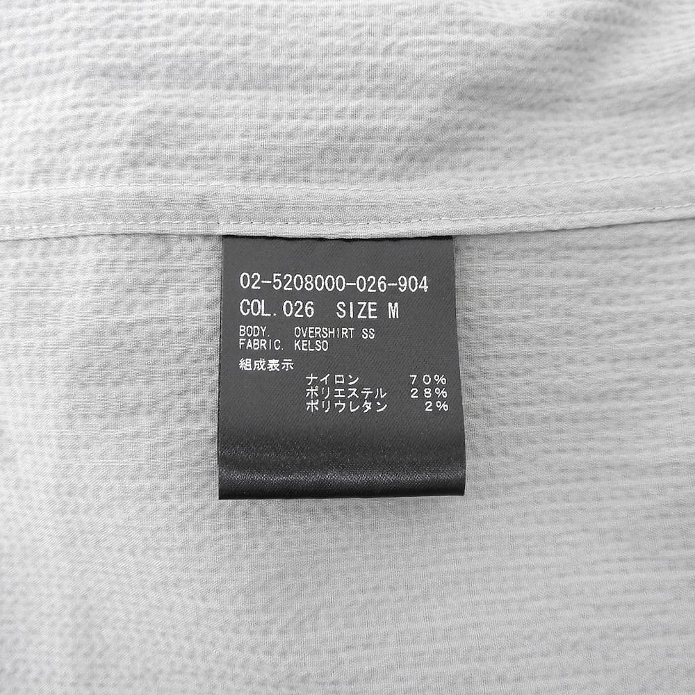 Theory セオリー 美品 半袖 ボタンシャツ トップス メンズ グレー M 02-5208000 25SS トップス