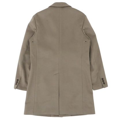 SHIPS シップス ULTRA FINE MERINO WOOL チェスターコート メンズ グレージュ M コート