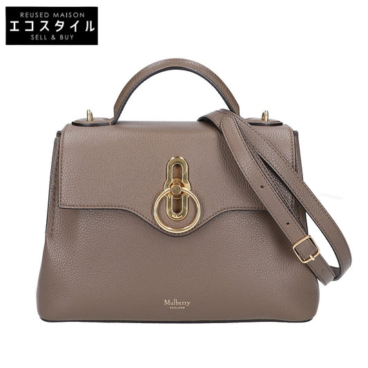 MULBERRY マルベリー 美品 ミニシートン クラシックグレイン 2WAY ハンドバッグ