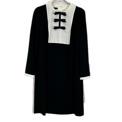 ESCADA エスカーダ 5027649 ブラック 長袖リボンワンピース ワンピース